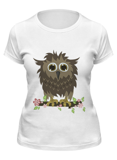 Футболка мужская Printio Сычик белая L