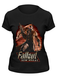 Футболка женская Printio Fallout: new vegas черная M