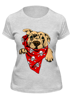 Футболка женская Printio Верный друг серая M