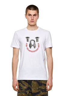 Футболка мужская DIESEL A027960HAYU100 белая XL