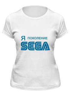 Футболка женская Printio Я-sega белая XL