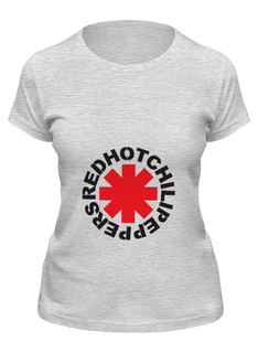 Футболка женская Printio Red hot chili peppers серая XL