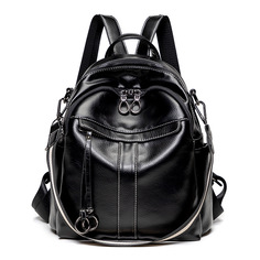 Сумка-рюкзак женская MODATON2705-06 черная/оксфорд No Brand