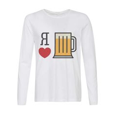 Лонгслив CoolPodarok Я люблю пиво
