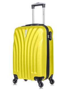 Чемодан женский LCase Phuket желтый S