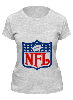 Футболка мужская Printio Nfl серая 2XL