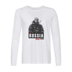 Лонгслив CoolPodarok Прикол.Путин make Russia great again