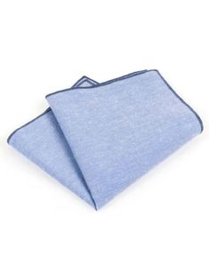 Нагрудный платок мужской 2beMan PG-LEN голубой