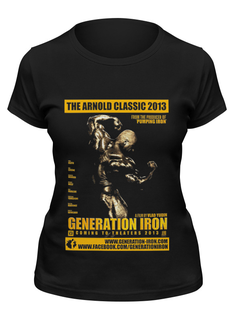 Футболка женская Printio Generation iron / поколение железа черная S