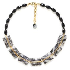 Ожерелье из бижутерного сплава 42 см Nature Bijoux NB23.2-15-42821, агат