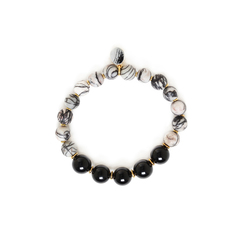 Браслет из бижутерного сплава р.18 Nature Bijoux NB23.2-13-43173, агат/яшма