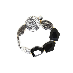 Браслет из бижутерного сплава р.18 Nature Bijoux NB23.2-13-43170, агат/яшма