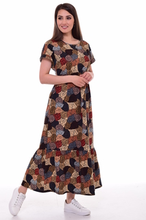 Платье женское Новое кимоно 4-082 коричневое 52 RU