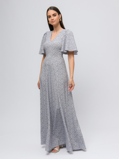 Платье женское 1001dress 0101587LP голубое 56 RU