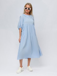 Платье женское 1001dress 102896 голубое 50 RU