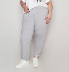 Спортивные брюки женские Fashion Margo БрЖ002 серые 64 RU