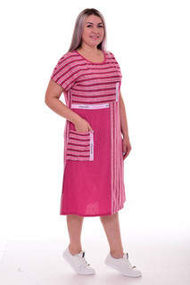 Платье женское Новое кимоно 4-098 розовое 52 RU