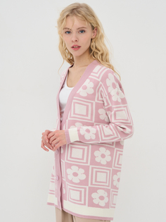 Кардиган женский BE YOU 7242-14122 розовый 42-44 RU
