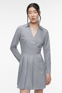 Платье женское Befree 2341482547 серое L/XL