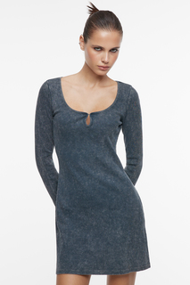 Платье женское Befree 2341394538 серое L/XL