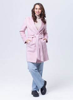 Пальто женское Каляев 66727 розовое 42 RU