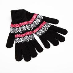 Перчатки женские Baranowool 3887725 чёрные р. 6.5