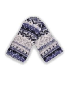 Варежки женские Freyja 084 бежевые/синие, one size