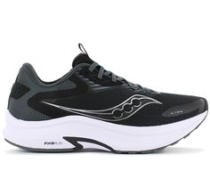 Спортивные кроссовки мужские Saucony Axon 2 черно-белые 8 US