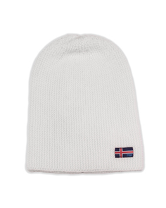 Шапка бини унисекс Freyja 217 белая, one size