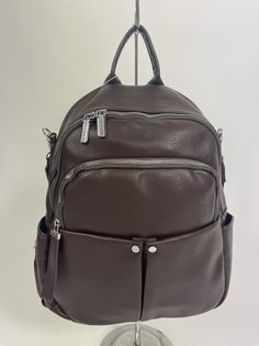 Рюкзак женский Johnny 8093 темно-коричневый, 36х13х28 см