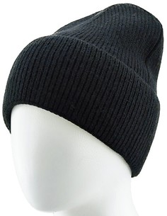 Шапка унисекс Skully ZZM-322 black, р.55-60