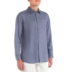 Рубашка мужская Maison David SHIRT фиолетовая 3XL