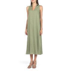 Платье женское Maison David DRESS-2 зеленое XL