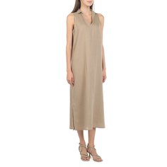 Платье женское Maison David DRESS-2 бежевое XL