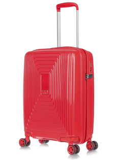 Чемодан унисекс LCase Moscow красный, 55x39x19 см