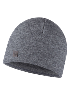 Шапка бини унисекс Buff Merino Fleece Hat grey, р.53-62