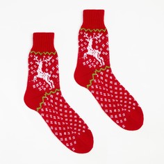 Носки женские Baranowool 4446839 красные 23-25
