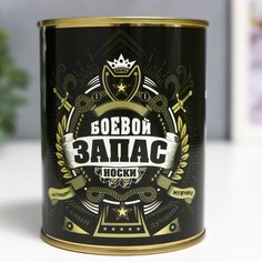 Носки мужские NoBrand Боевой запас черные 27