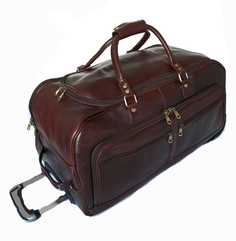 Дорожная сумка унисекс Black Buffalo 401 коричневая, 63х35х36 см