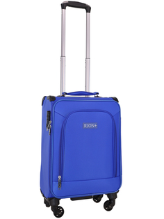 Чемодан унисекс RION+ R454 голубой, р.S