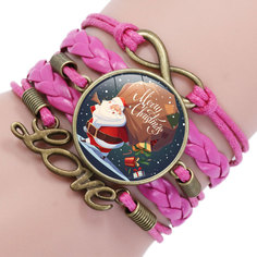 Браслет &quot;Pink Brown Santa&quot; No Brand