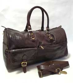 Дорожная сумка мужская Black Buffalo Stranger коричневая, 55х26х23 см