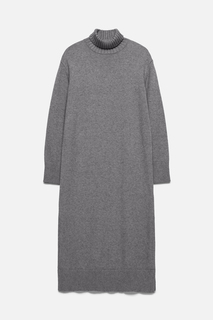 Платье женское Befree KnitMidiDress1 серое M