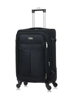 Чемодан унисекс LCase Amsterdam черный, 63x39x31 см