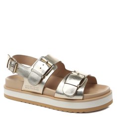 Сандалии женские NoBrand SUN BUCKLE золотистые 36 EU