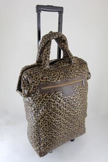 Дорожная сумка унисекс СД леопард, 53х35х20 см No Brand