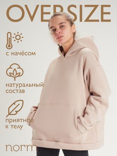 Худи женское Norm хп бежевое XL