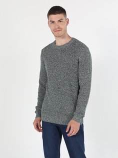 Джемпер мужской Colins CL1060068_Q1.V1_GRN зеленый XL