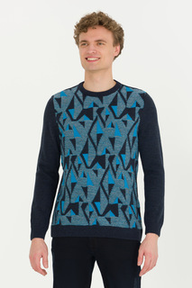 Джемпер мужской U.S. POLO Assn. G081SZ0TK0HADLEY синий XL