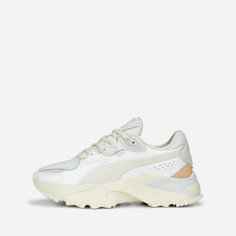 Кроссовки Puma для женщин, бело-бежевый-01, 389909 01, размер 42